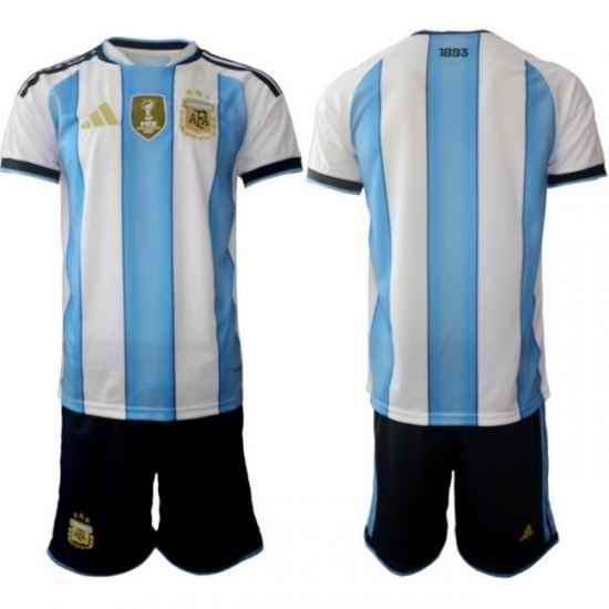 Argentina 2026 FIFA World Cup Soccer Jersey White BLANK